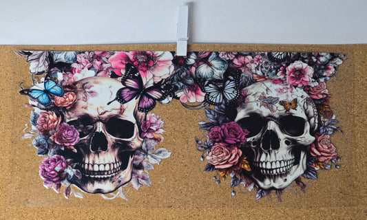 Floral skulls