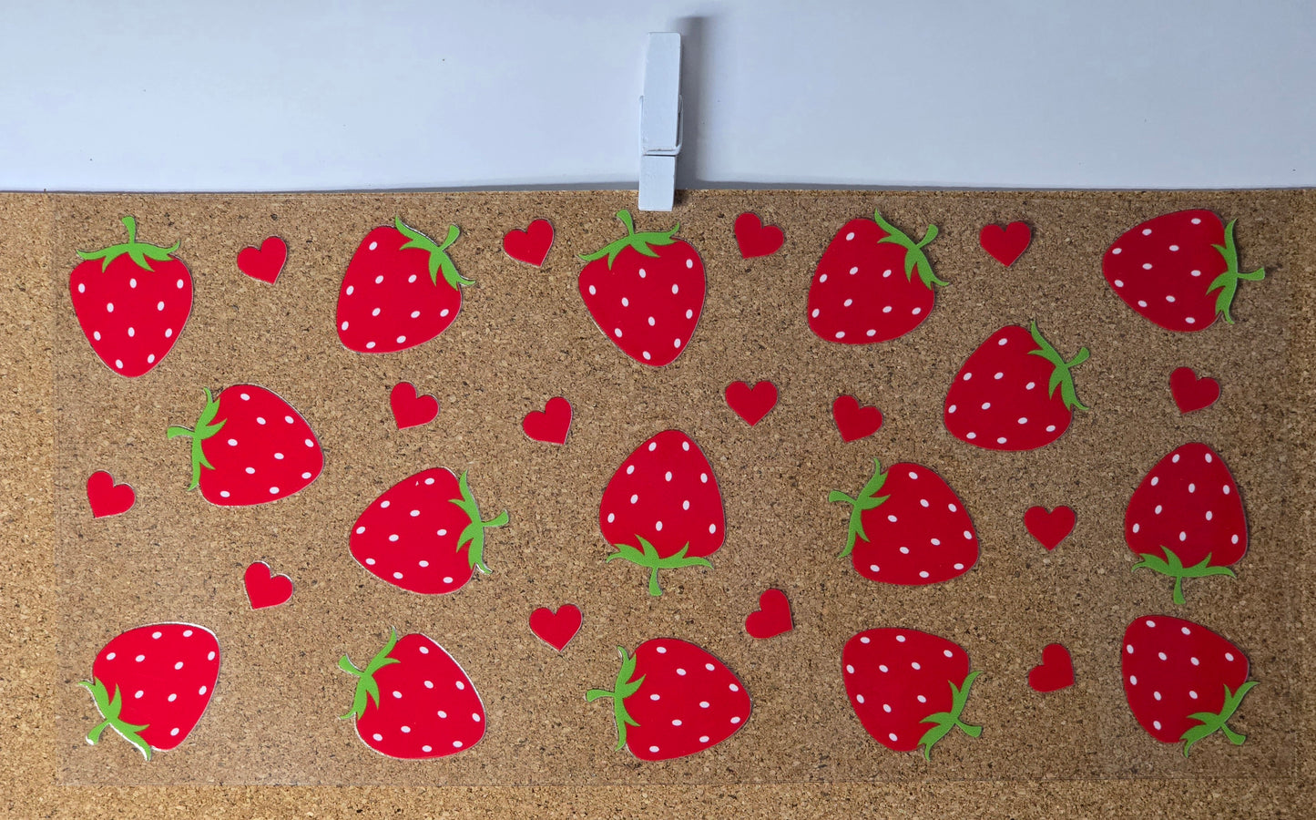 Strawberries with hearts