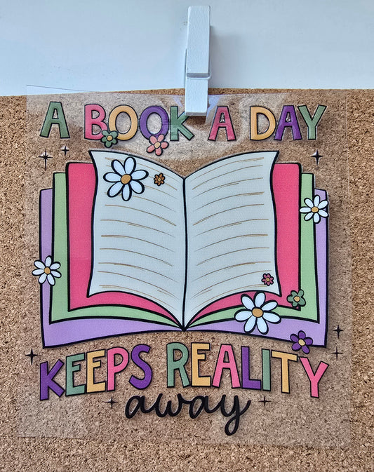 A Book a day keeps reality away