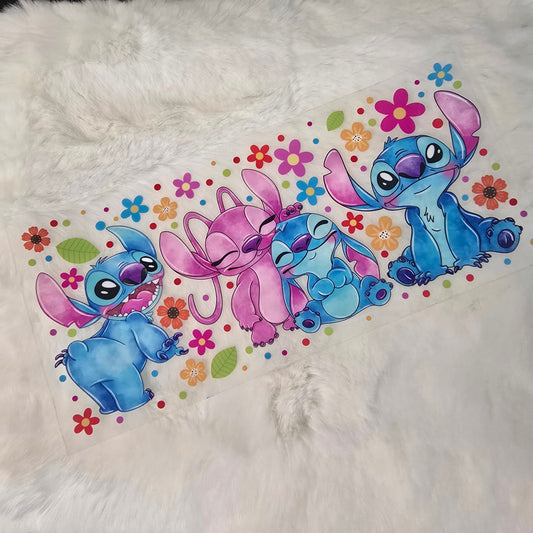 Stitch with flowers